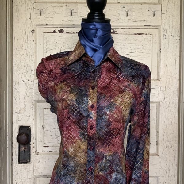 Red and Gold Mottled Shirt